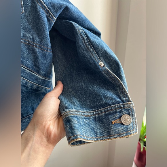 Ralph Lauren 100 % Cotton Denim Jean Jacket Vintage Size L - Picture 10 of 14